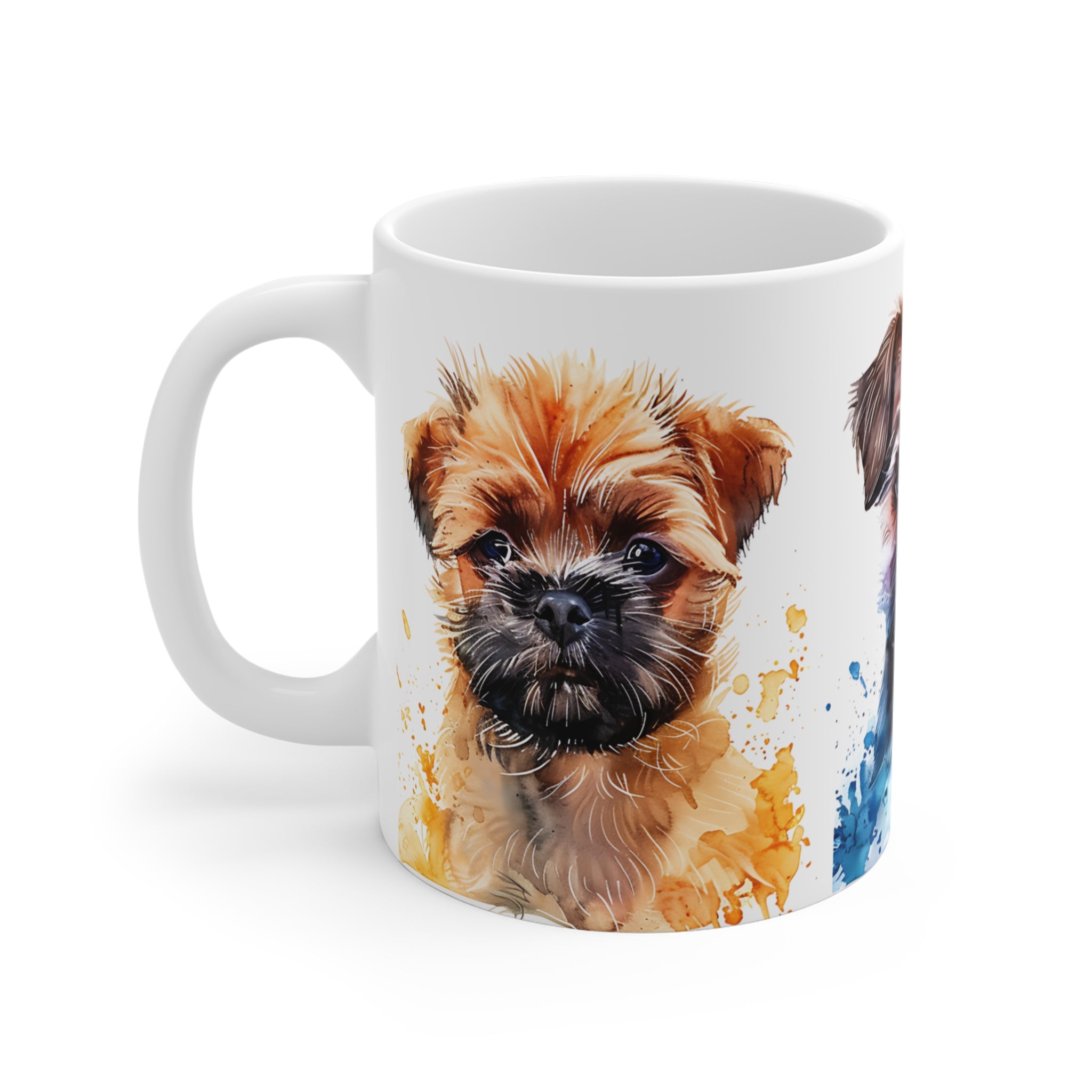 Watercolor Style Border Terrier Dog Art Coffee Mug