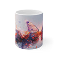 Abstract Colorful Butterfly Art Printed Mug for Nature Lovers