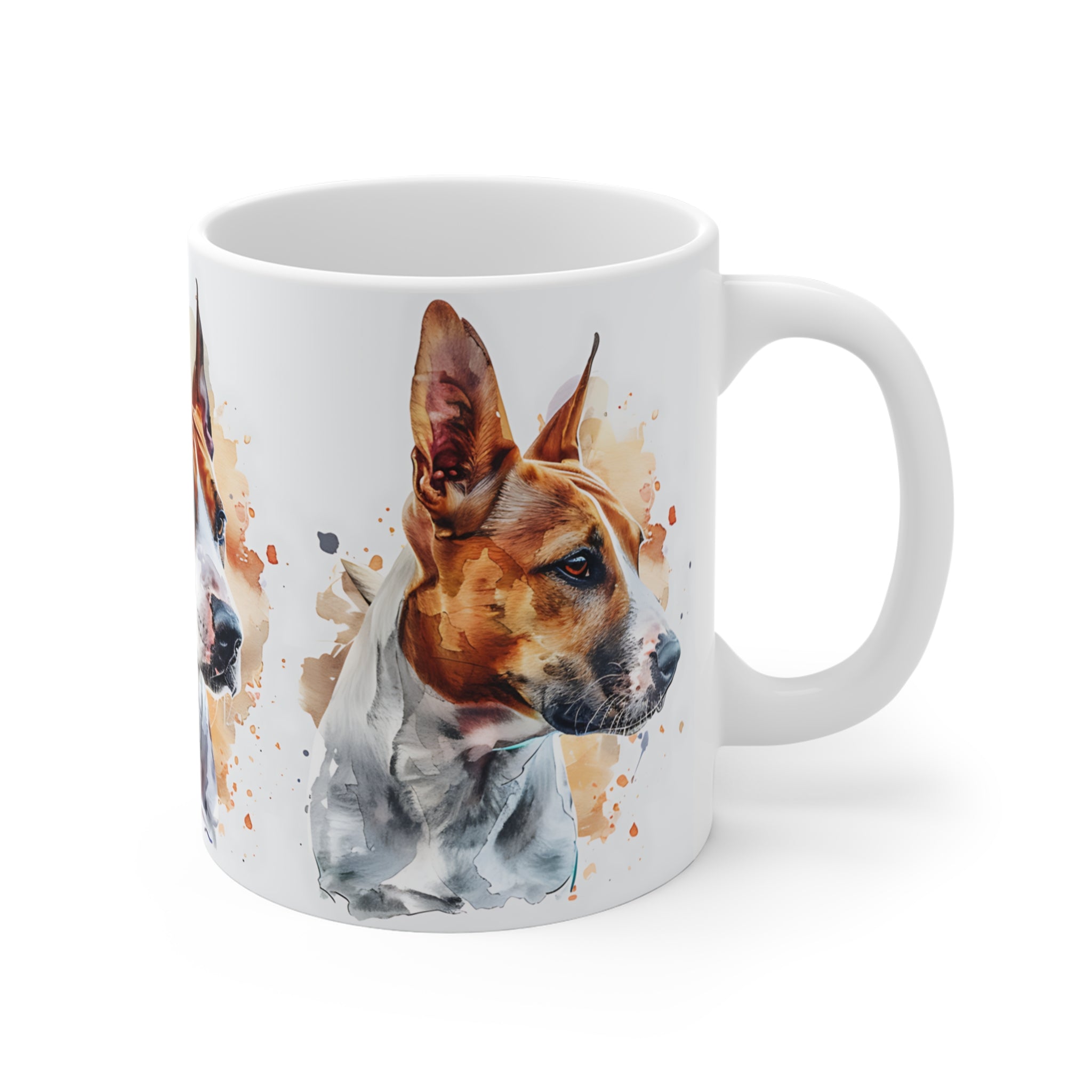 Watercolor Basenji Dog Art Mug - Unique Pet Lover Gift